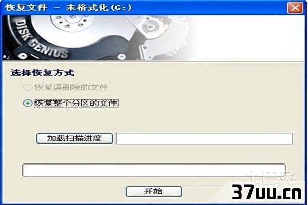 恢复格式化文件