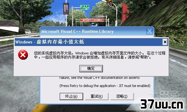 虚拟内存过低