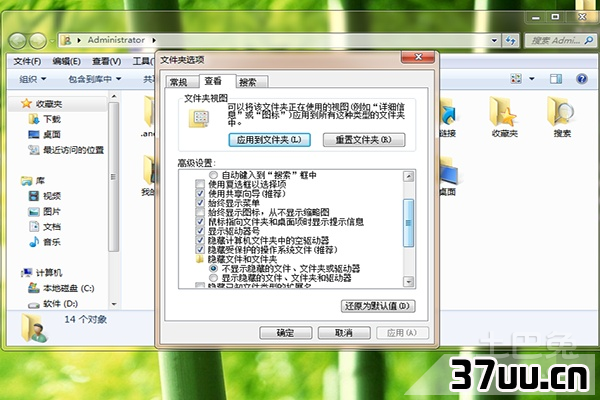 隐藏文件无法显示