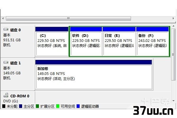 如何合并分区